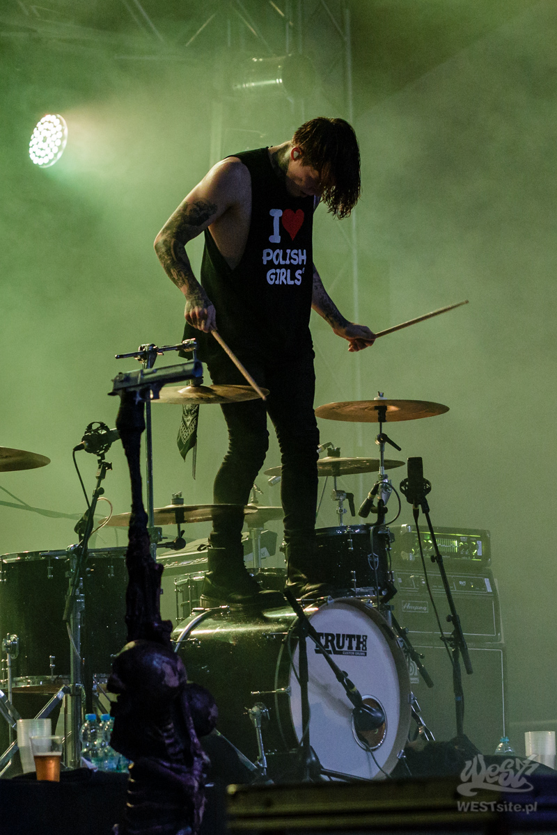 #80 Machine Gun Kelly x Live Band, Machine Gun Kelly ROAD TRIPPIN TOUR @ Warszawa, 2015